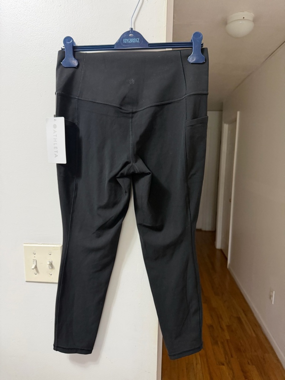 Athleta Black Salutation Stash Pocket II High-Rise Tights